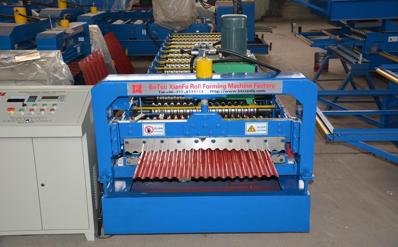 Roof Corrugated Steel Roll Forming Machine