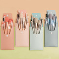 Customized 8-Piece Mini Makeup Brush Set with PU Bag - Wholesale Portable Travel Brushes1