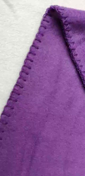 brushed fleece blanket