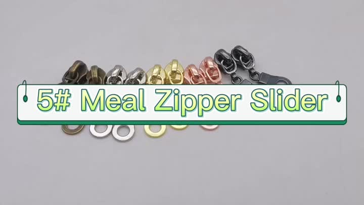 5# Slider Zipper de refeição