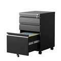 Hot Sale: Rustproof Steel File Cabinet - Focus on Safety in Office Furniture with 3-Drawer Protection and Storage Unit1