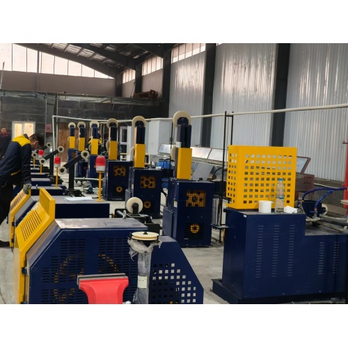 We finished installation of MIG welding wire production machine line in Iran