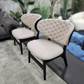 Modern Leisure Lounge Chair Home Room de estar minimalista Design de madeira Sofá de couro de couro