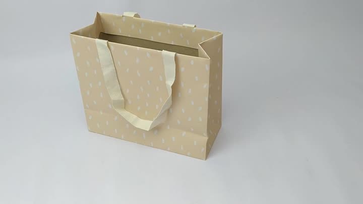 Sac à provisions en papier kraft.mp4