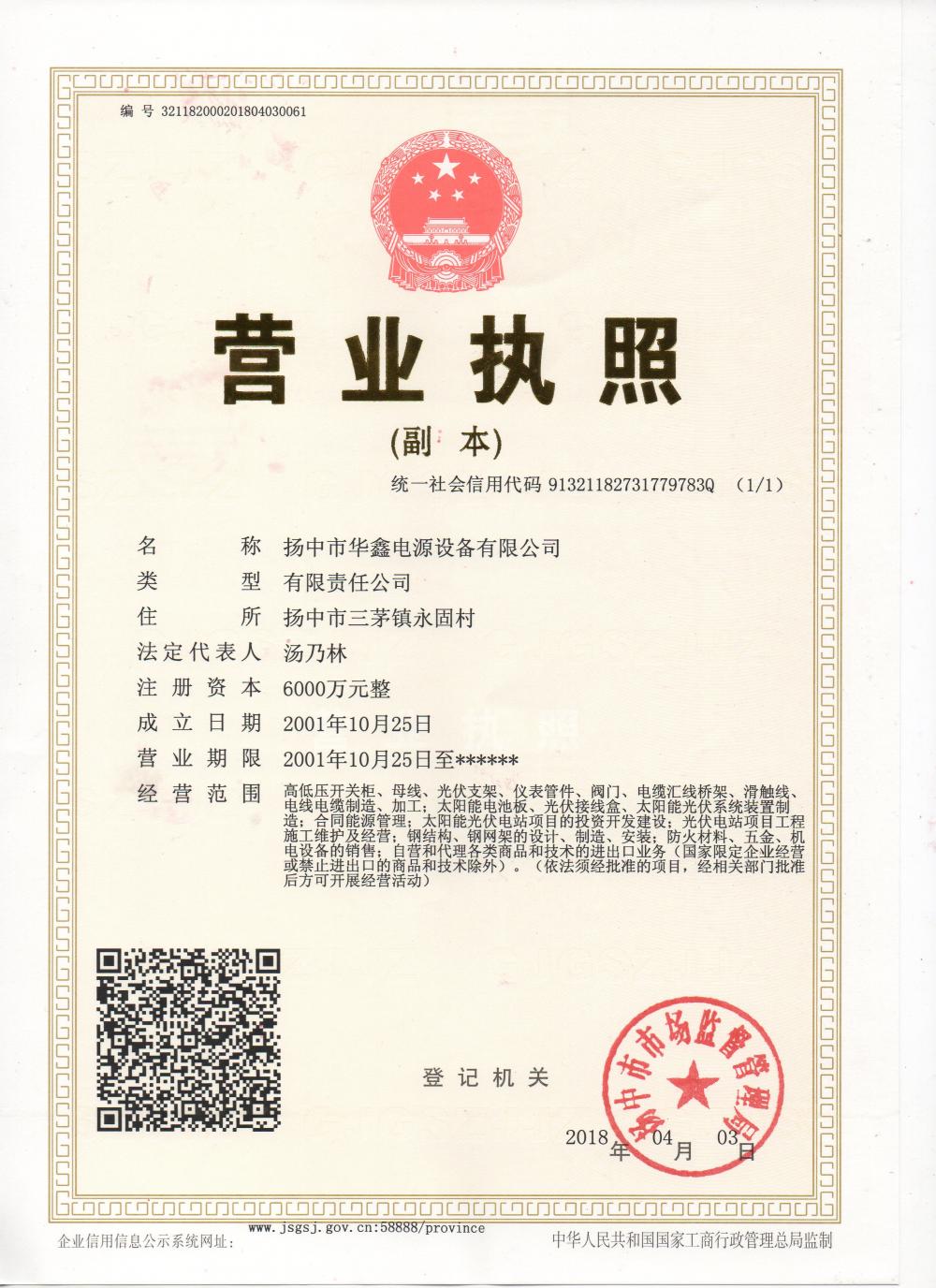 Business licence 