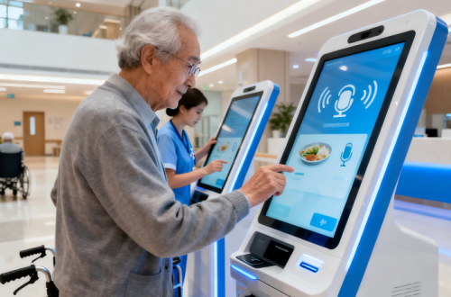 O envelhecimento global acelera a demanda por quiosques de autoatendimento em hospitais e lares de idosos