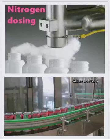 Liquid nitrogen dosing machine-cans