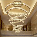 Modern Simple Upscale Crystal Chandelier for Large Contemporary Staircases1