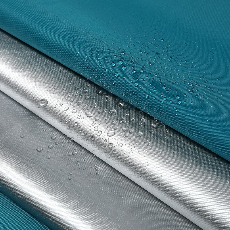  silver-coated PU 6000 water pressure tent fabric