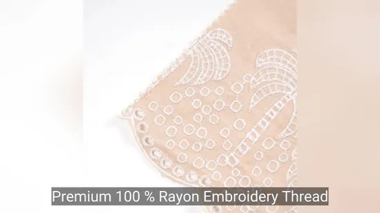 ด้ายปักเรยอน 100% ระดับพรีเมียมเพื่อการตัดเย็บที่หรูหรา1