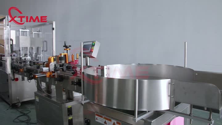 powder filling capping labeling packaging line