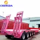 100 Ton Lowbed Lowboy مقطورة مسطحة للبيع