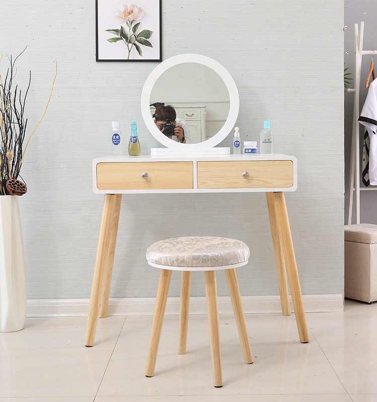 Living room furniture Vanity mirrored dressing table