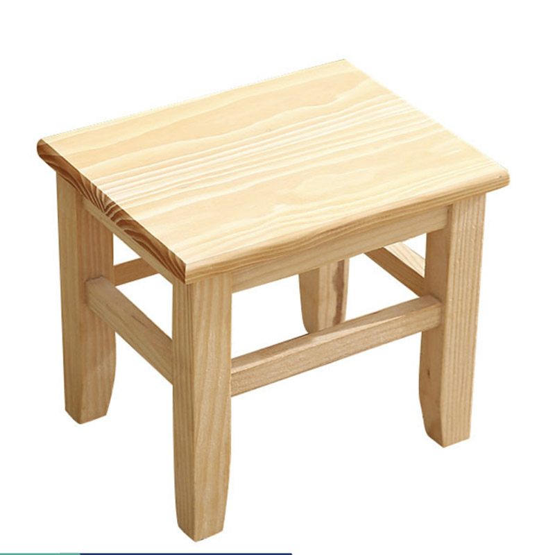 Household solid wood living room adult stool for s