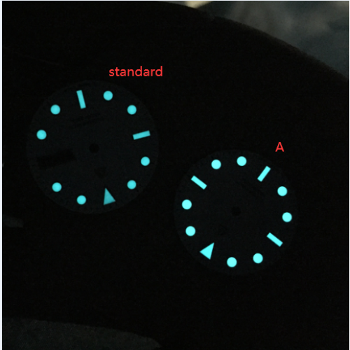 Development of Luminous material on Watch