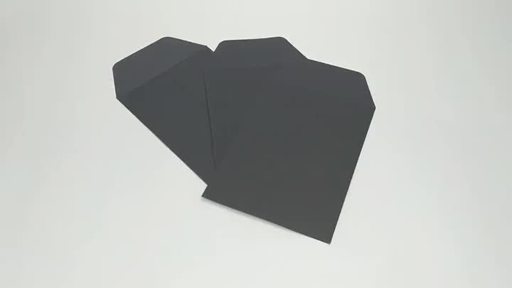 Black Paper Envelope mailing