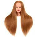Training Head Human Hair Doll for Hairdressing Practice1