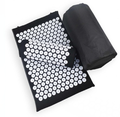 New Acupressure Mat and Pillow Set with Plastic Spikes: Perfect for Muscle Relief, Yoga, and Pilates1
