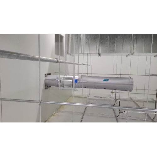 Rubber and plastic insulated air ducts are applied in electronic workshops