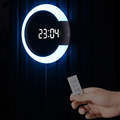 Digital Template Mount New 2022 Chinese Electric Mirror Wall Clock1
