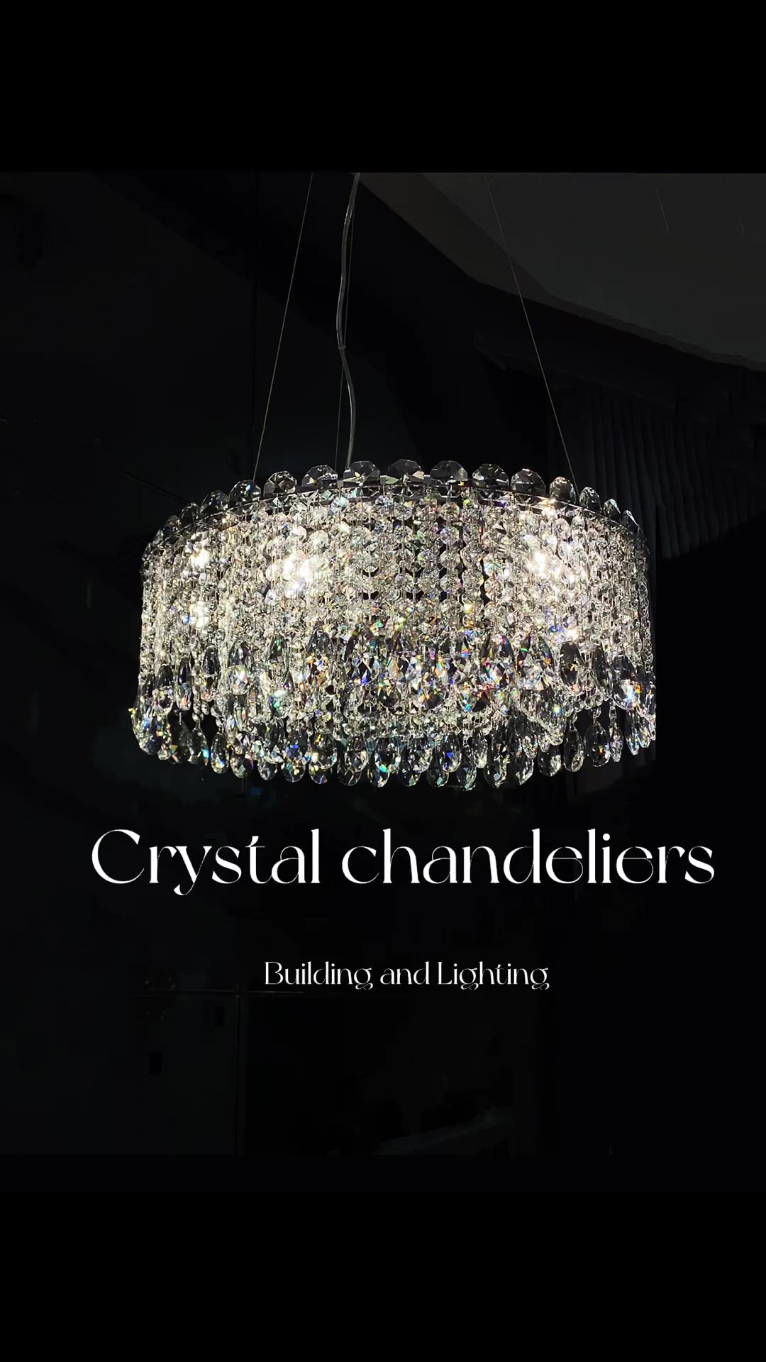 Crystal Beads Pendant Light