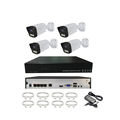 2K Home Security System: IR Full Color Outdoor Bullet Camera 4CH 4MP POE NVR Kit1