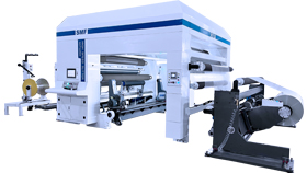 Jumbo Roll Film Mesin Slitting