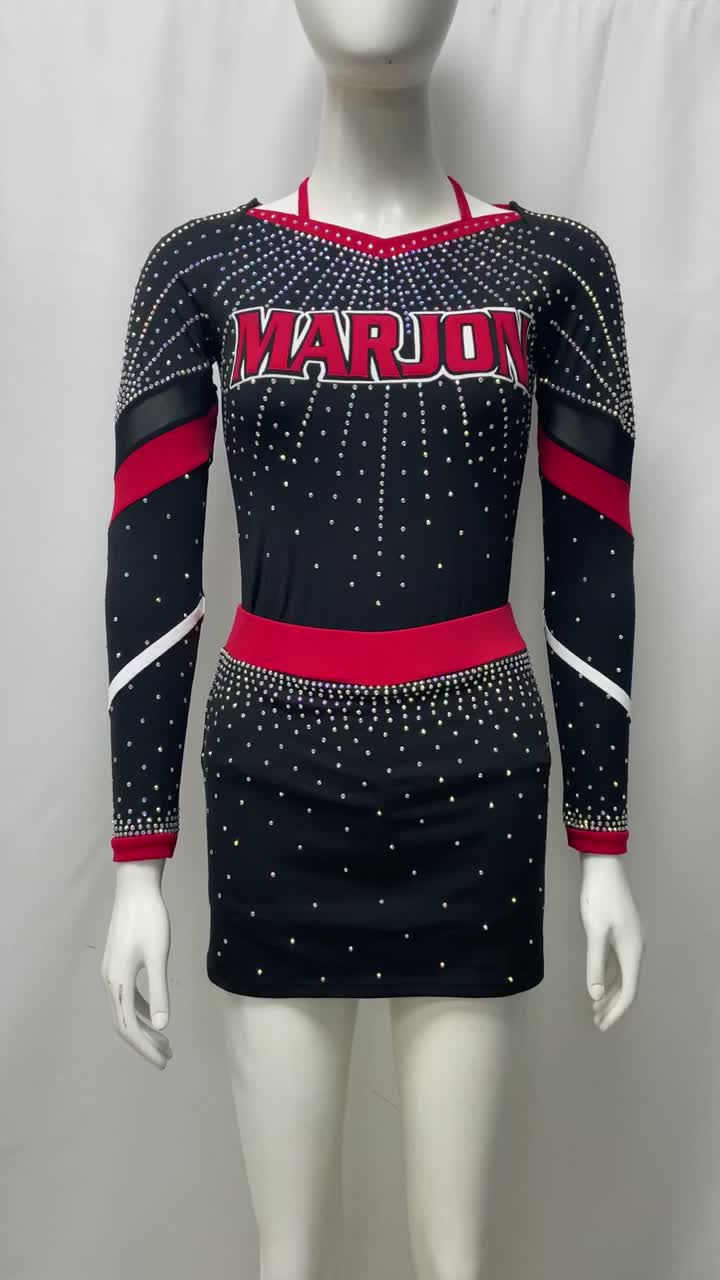 Röd cheer uniform