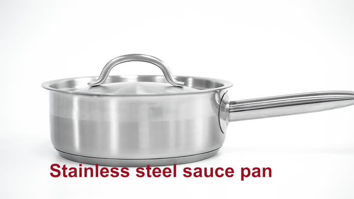 Stainless steel saucepan