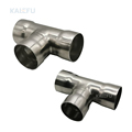 High-Quality SS Socket Welded Equal 3-Way Tee Fittings for Water Systems: EN10311 & DIN DVGW Compliant1