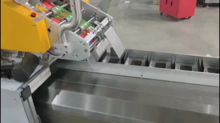 alimentateur à friction + machine à emballer