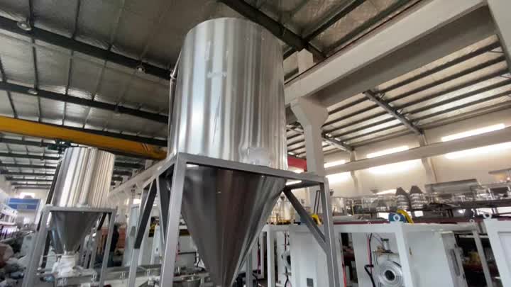 Rigid PVC granule hot cut extrusion line 