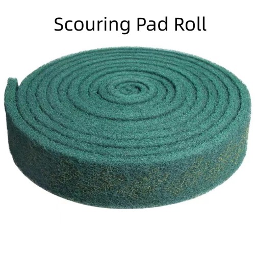 The production process of scouring pad