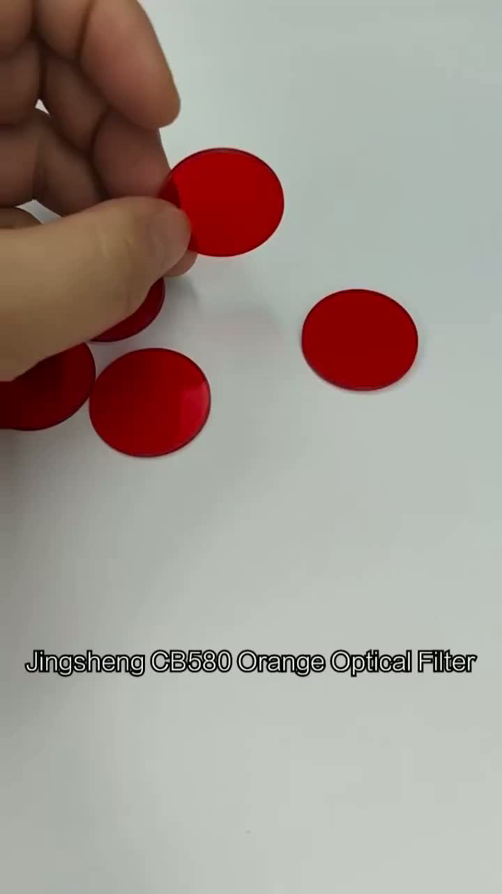 Filtro óptico de cristal naranja para cámara CB580