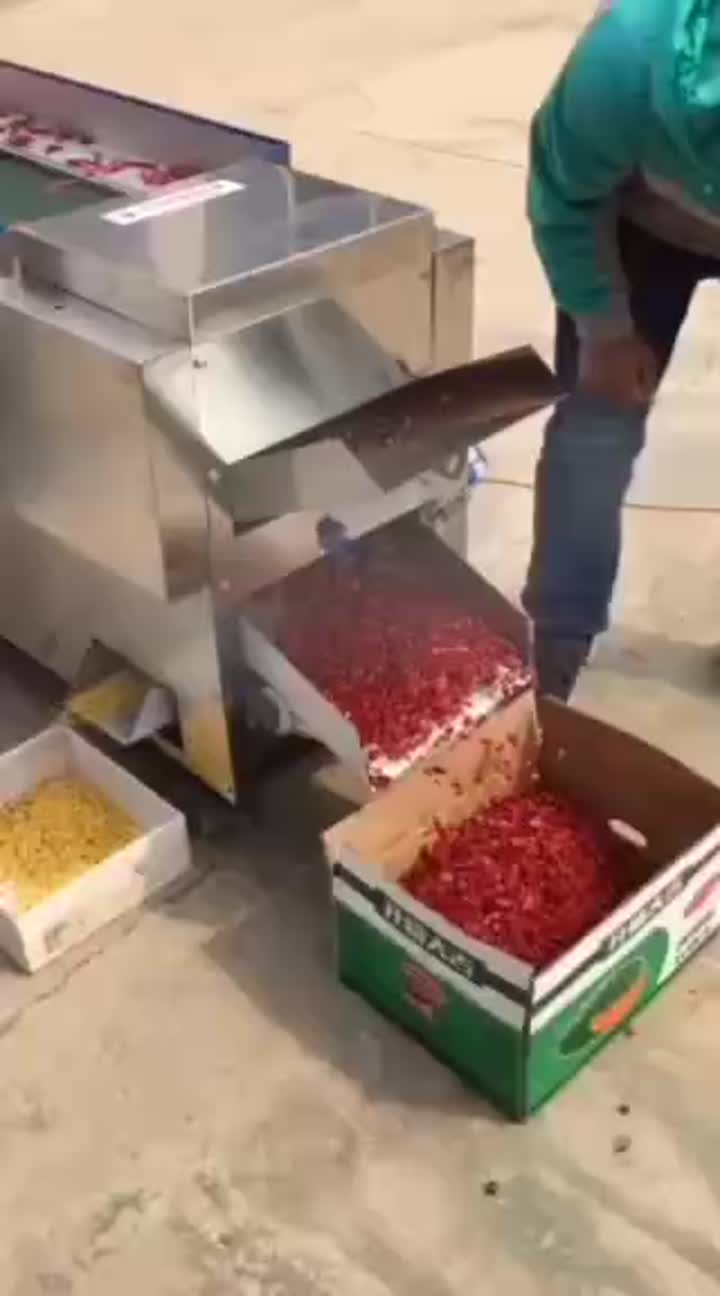 Chili -Schneidemaschine