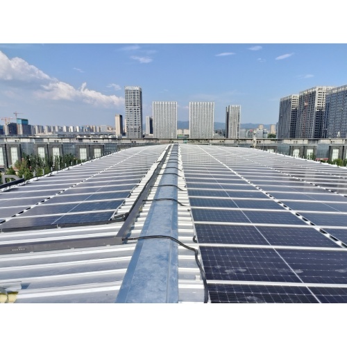 Yanchang Petroleum Gas Group Dach Photovoltaic Building Integration Project erzeugt Strom