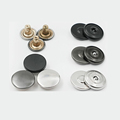 12.5mm/15mm Brass Magnetic Snap Metal Round No-Press Jacket Button - Magnetic Clothing Accessory1