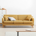 living room modern low arm sofa Factory supplier living room sofa cheap living room Yellow sofa1