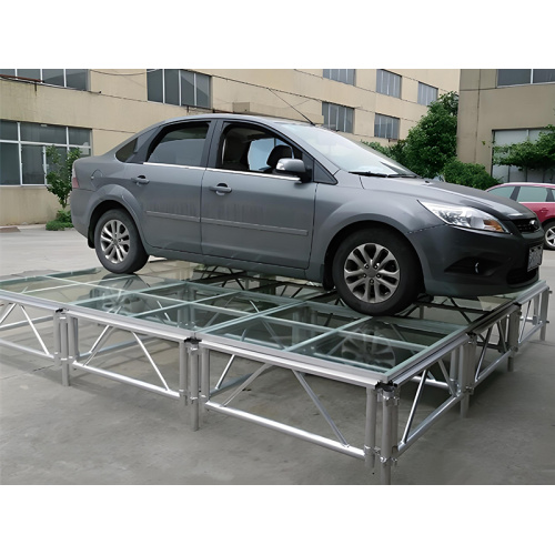 ¿Cuáles son las ventajas de las etapas enchufables de aleación de aluminio en comparación con las estructuras de acero tradicionales?