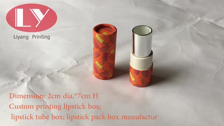 Lipstick paper tube box china manufacturer