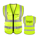 High Quality Green Mesh Reflective Safety Vest for Airport Construction and Security1