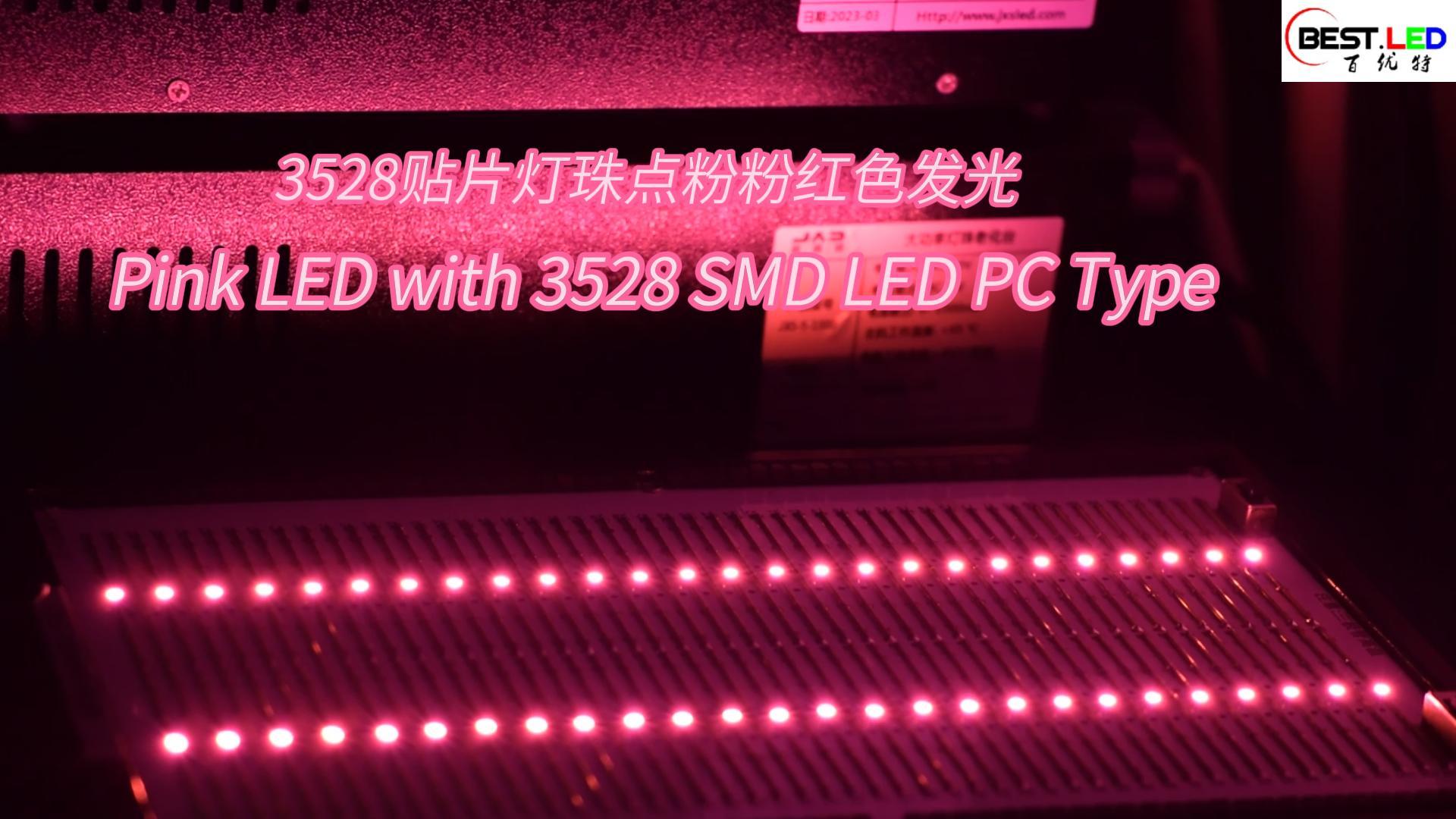 LED rose avec type PC LED 3528 SMD
