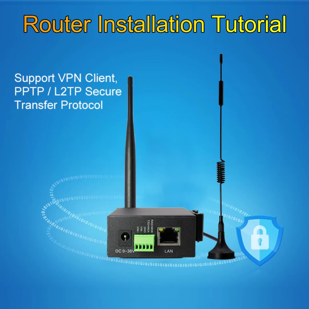 Cat1 DTU VPN Router LTE Wifi IoT Gateway Industrial Grado GSM GPRS TCP IP Smart M2M RS232 RS485 2G 3G Módulo inalámbrico 4G DTU1