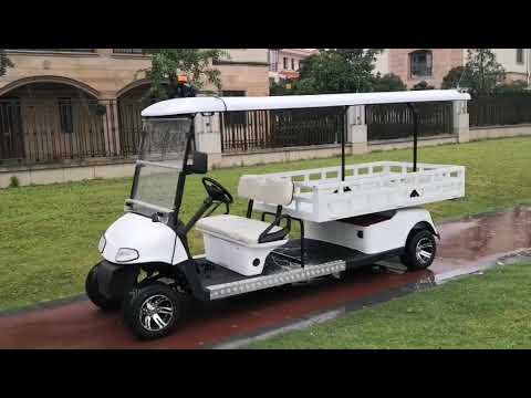 2 seats utility golf cart with rear cargo box/ golf cart with cargo bed