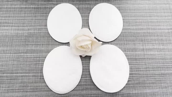 Oval cotton pads