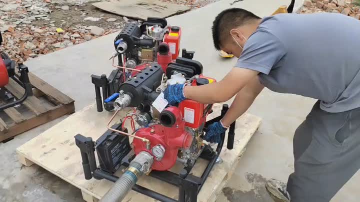 diesel fire fitting pump exhaust type