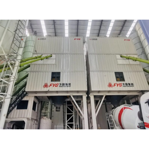 FYG HZS180 Modular Mixing Plants สนับสนุนการก่อสร้างสะพานแม่น้ำจางจิวะ