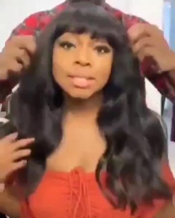 Body Wave Human Hair Wigs With Bangs