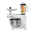 1500W Customizable Home Kitchen Metal Cake Mixer - 6.5L to 10L Bowl Capacity1