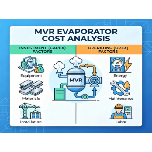 Costo del sistema de evaporador MVR: equilibrio de la inversión inicial y los gastos operativos a largo plazo